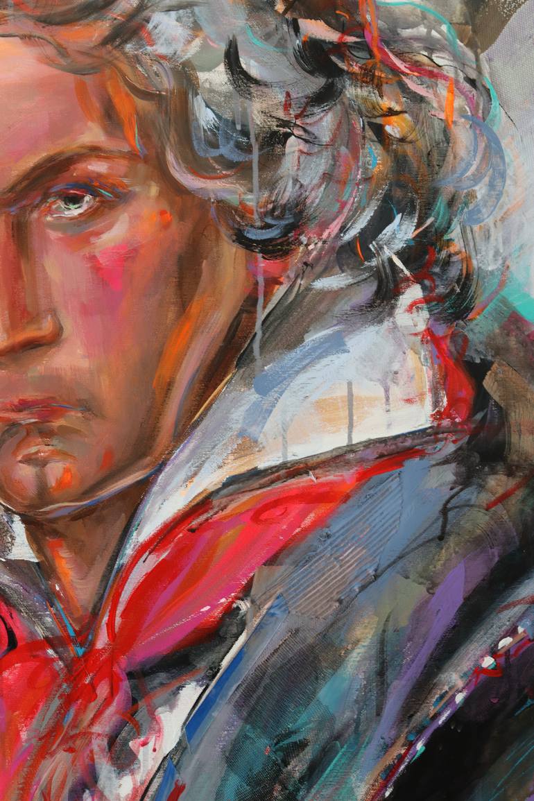 Original Classicism Music Painting by Antigoni Tziora