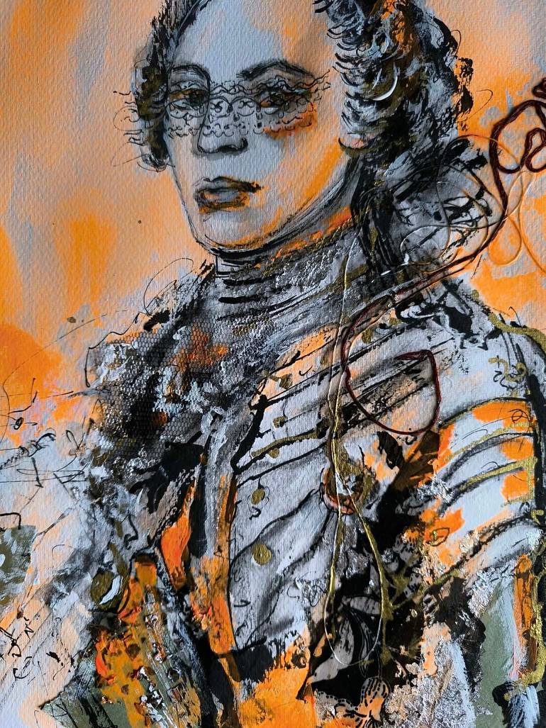 Original Expressionism Men Drawing by Antigoni Tziora