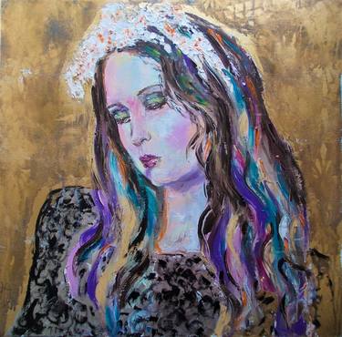 Original Fine Art Portrait Paintings by Antigoni Tziora