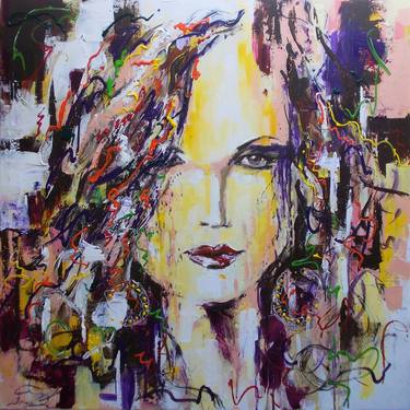 Print of Abstract Portrait Paintings by Antigoni Tziora