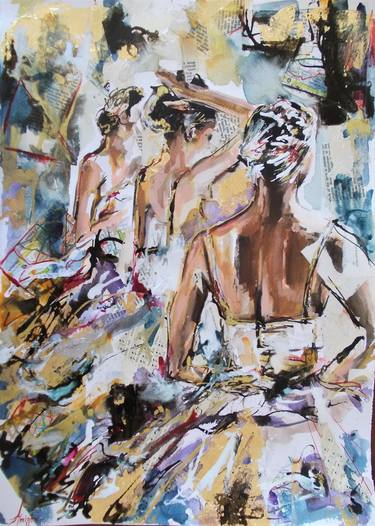 Print of Impressionism Performing Arts Paintings by Antigoni Tziora