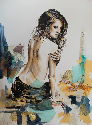 Print of Impressionism Nude Paintings by Antigoni Tziora