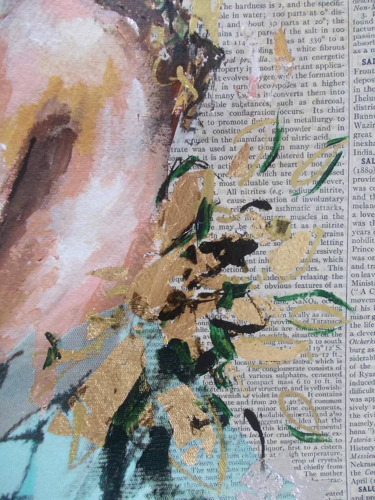 Original Impressionism Portrait Painting by Antigoni Tziora