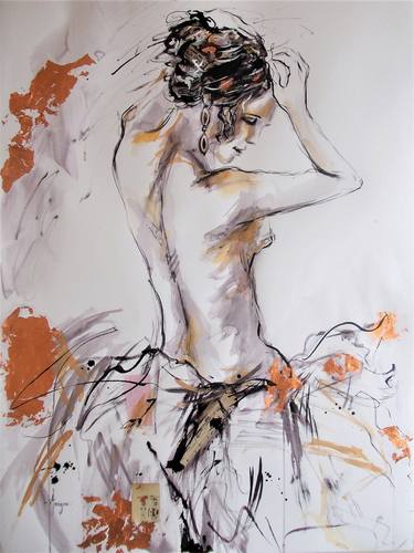 Print of Abstract Nude Paintings by Antigoni Tziora