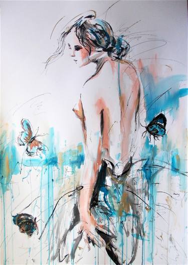 Original Women Drawings by Antigoni Tziora