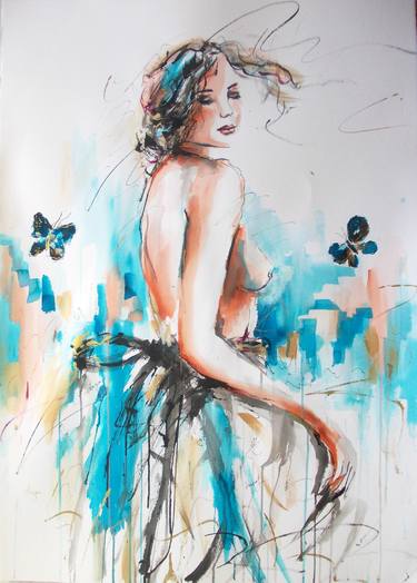 Original Women Drawings by Antigoni Tziora