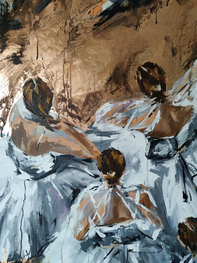Original Abstract Performing Arts Painting by Antigoni Tziora