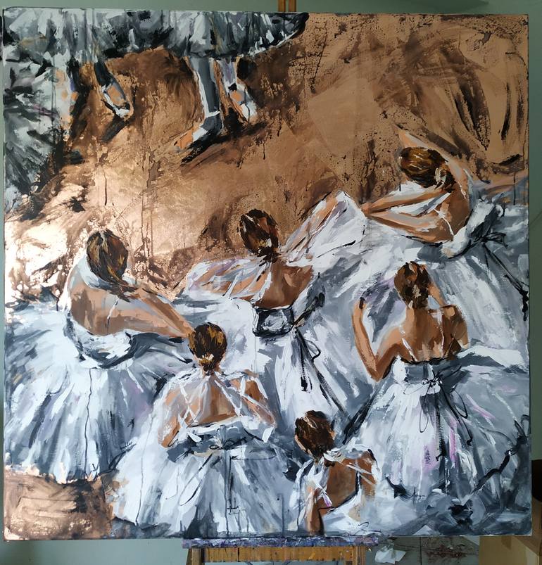 Original Abstract Performing Arts Painting by Antigoni Tziora