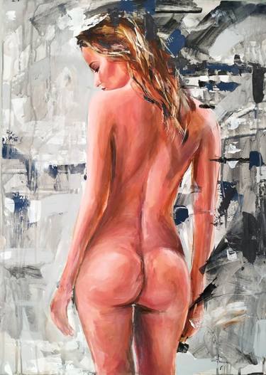 Original Abstract Nude Paintings by Antigoni Tziora