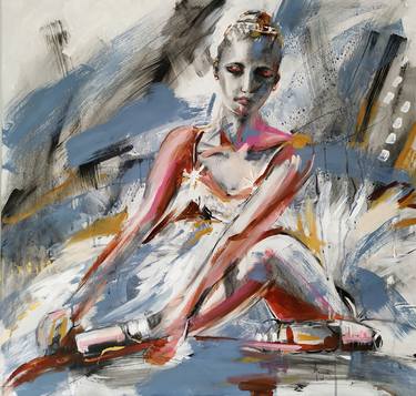 Original Figurative Performing Arts Paintings by Antigoni Tziora