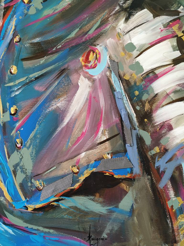 Original Figurative People Painting by Antigoni Tziora