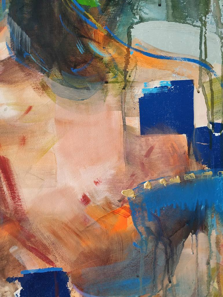 Original Abstract Religion Painting by Antigoni Tziora