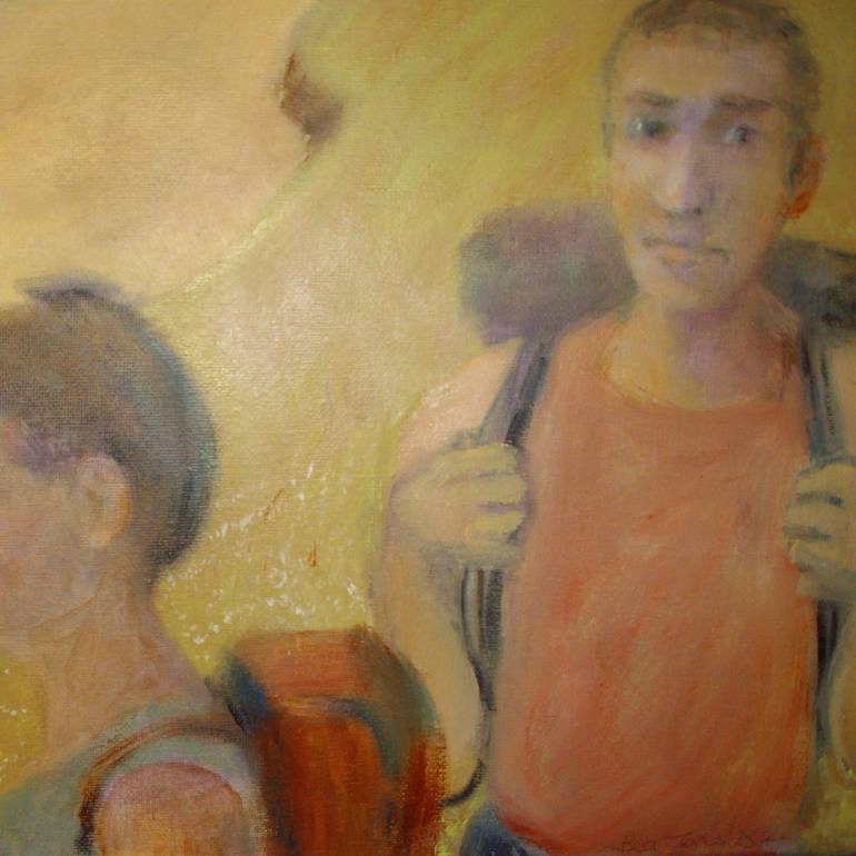 Original Figurative Landscape Painting by Bea Jones