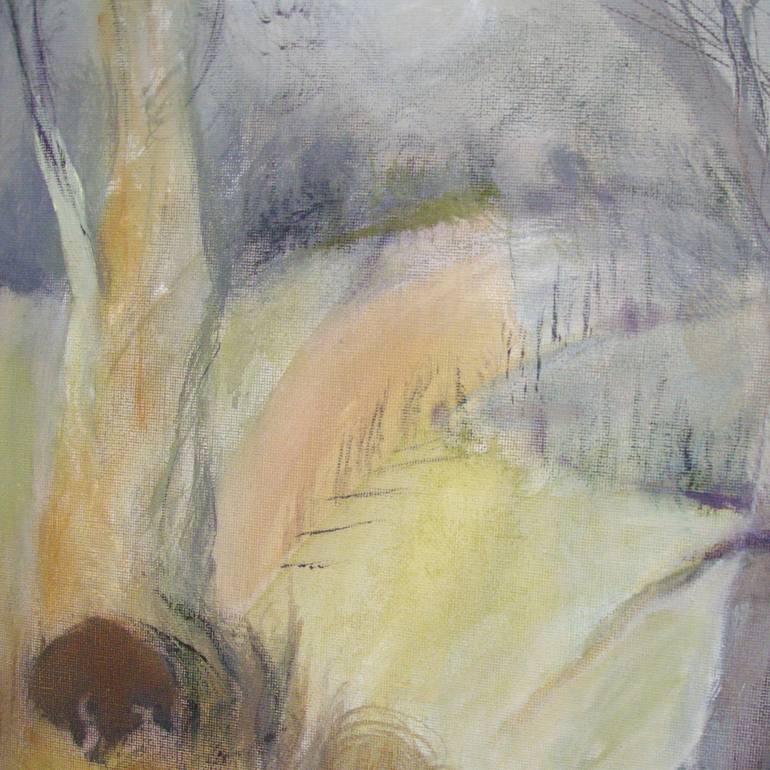 Original Expressionism People Painting by Bea Jones