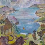 Coast Path Cows by Bea Jones