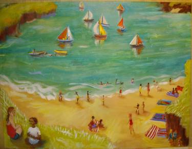 Print of Beach Paintings by Bea Jones