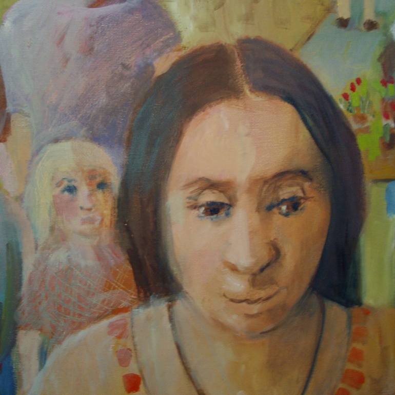 Original People Painting by Bea Jones
