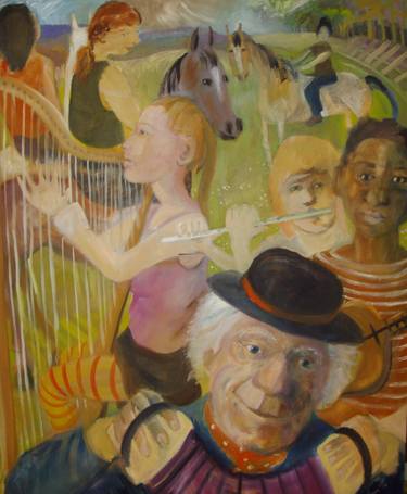 Print of Expressionism Performing Arts Paintings by Bea Jones