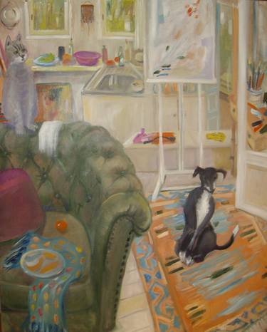 Print of Interiors Paintings by Bea Jones