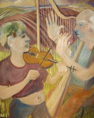 Original Expressionism Music Paintings by Bea Jones