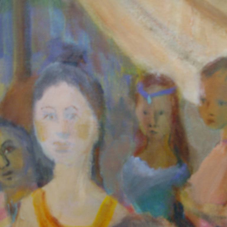 Original Figurative People Painting by Bea Jones