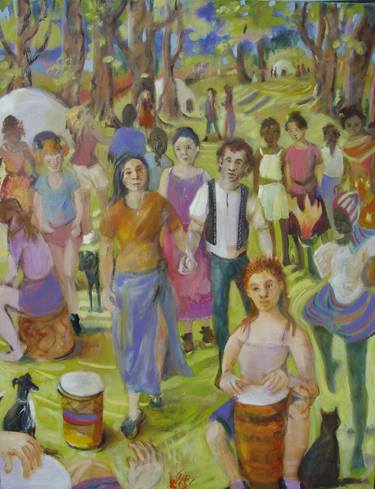 Print of Figurative Culture Paintings by Bea Jones