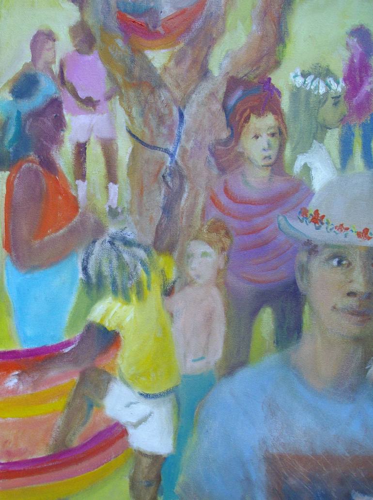 Original People Painting by Bea Jones