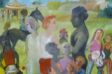 Print of Fine Art People Paintings by Bea Jones