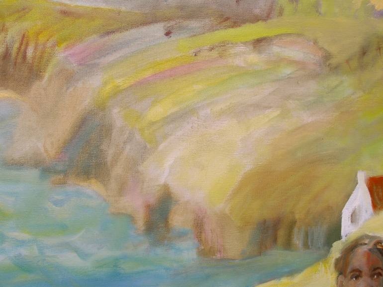 Original Expressionism People Painting by Bea Jones