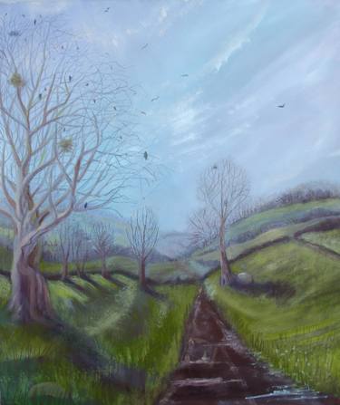 Original Fine Art Landscape Paintings by Bea Jones