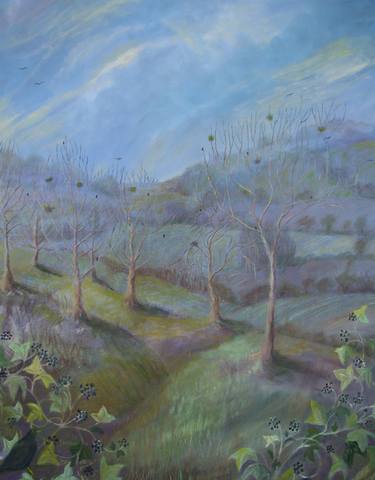 Print of Fine Art Landscape Paintings by Bea Jones