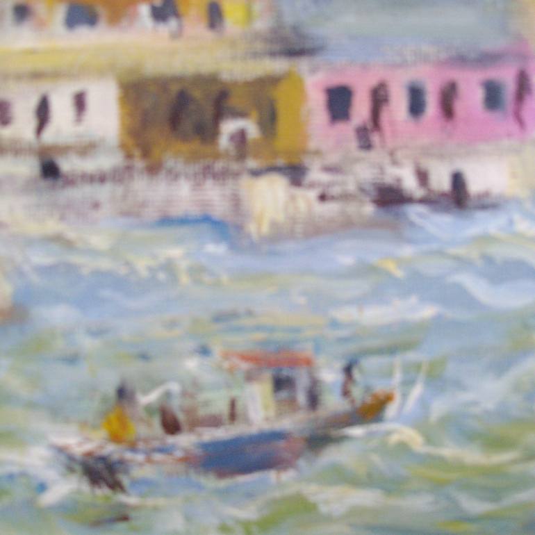 Original Expressionism People Painting by Bea Jones
