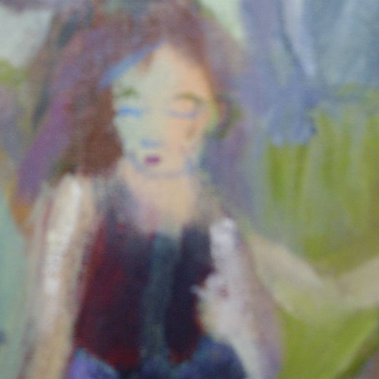 Original Expressionism People Painting by Bea Jones