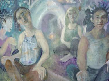 Original Expressionism People Paintings by Bea Jones