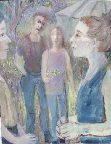 Print of People Paintings by Bea Jones
