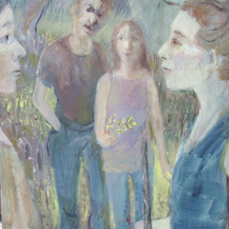 Original Figurative People Painting by Bea Jones