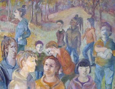 Print of Expressionism People Paintings by Bea Jones