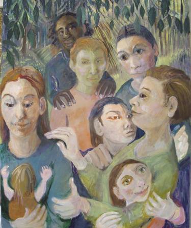 Print of Expressionism People Paintings by Bea Jones