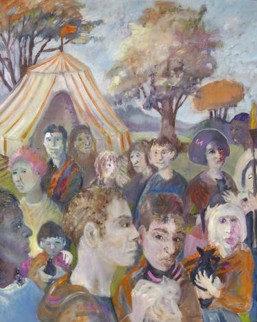 Print of People Paintings by Bea Jones