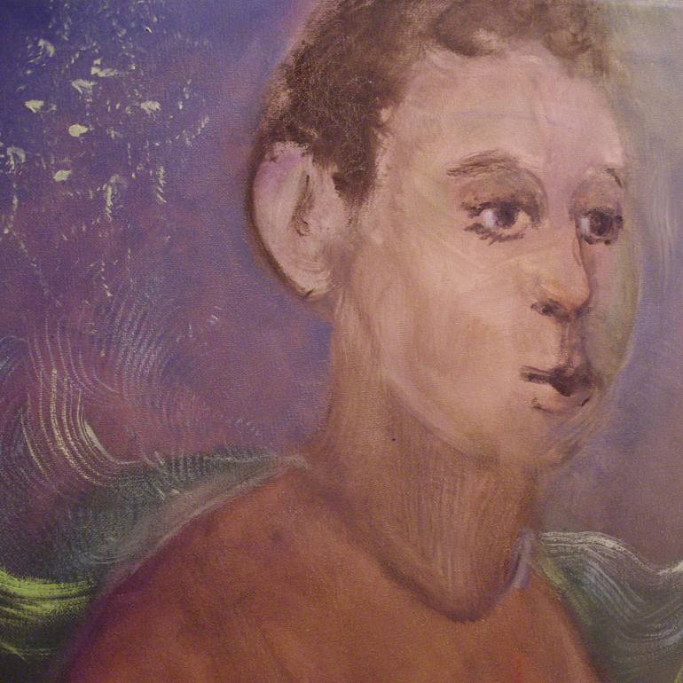 Original Expressionism People Painting by Bea Jones