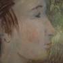 The work will be carefully packed and sent in a sturdy cardboard box. Will be signed on the back or the front, as the buyer wishes. The painting is on a wooden stretcher and may be hung as it is, or of course, may be framed according to the buyer's taste.
