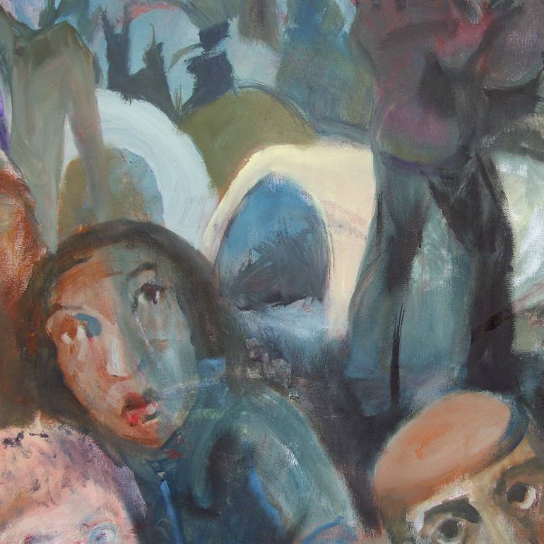 Original Expressionism Politics Painting by Bea Jones