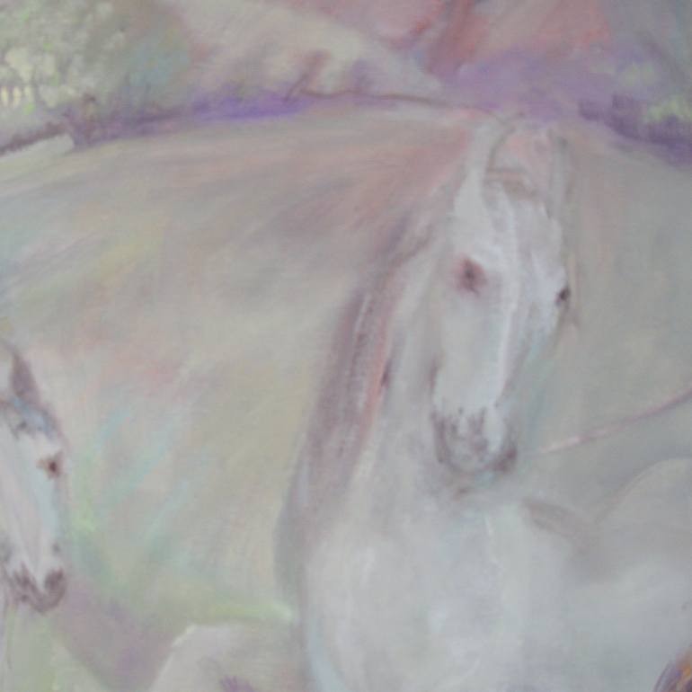 Original Expressionism People Painting by Bea Jones