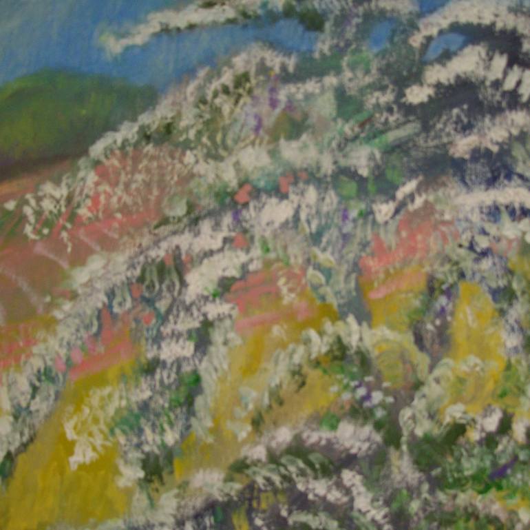 Original Expressionism Outer Space Painting by Bea Jones