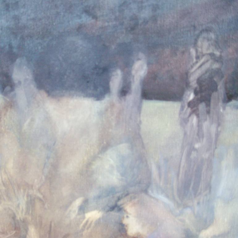 Original Expressionism People Painting by Bea Jones