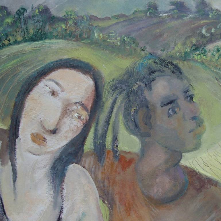 Original Figurative People Painting by Bea Jones