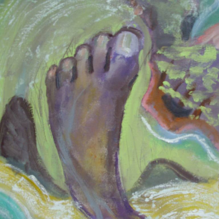 Original Expressionism Landscape Painting by Bea Jones