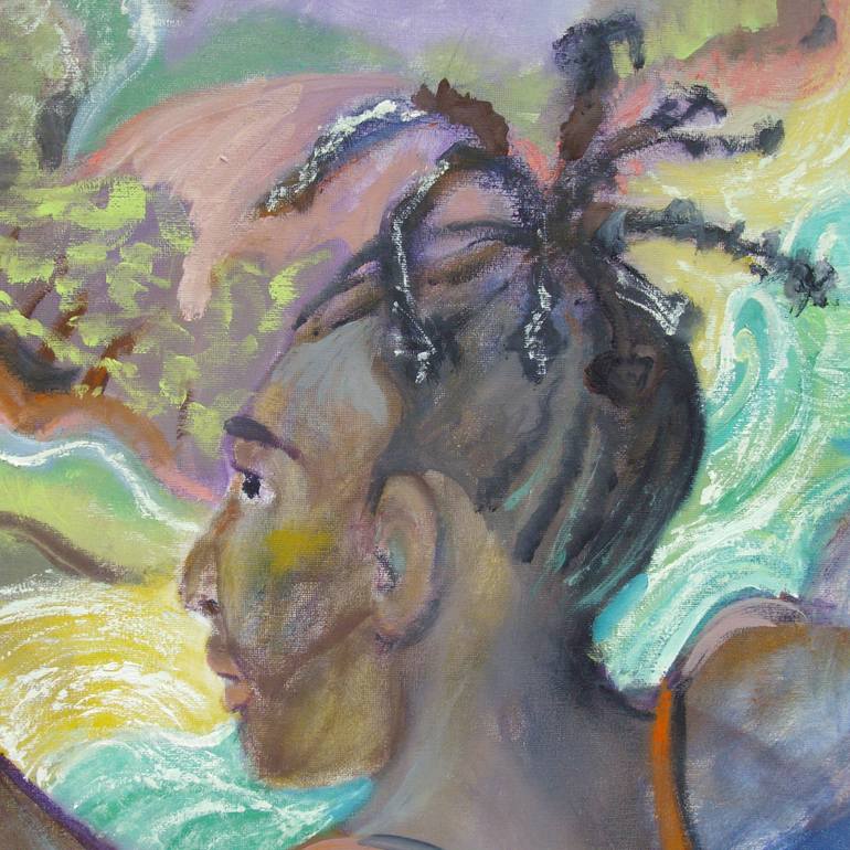 Original Expressionism Landscape Painting by Bea Jones
