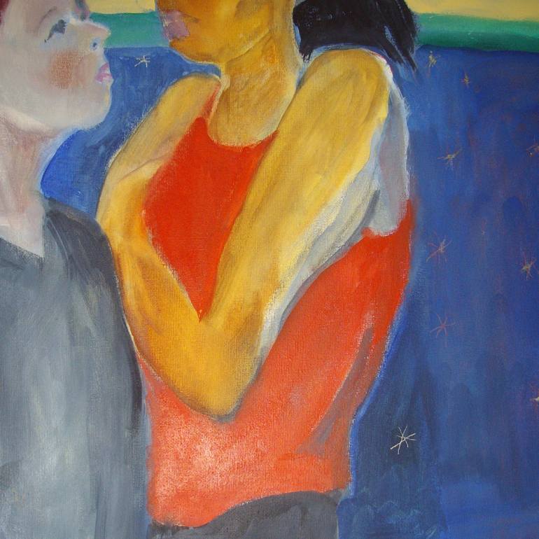 Original Figurative People Painting by Bea Jones