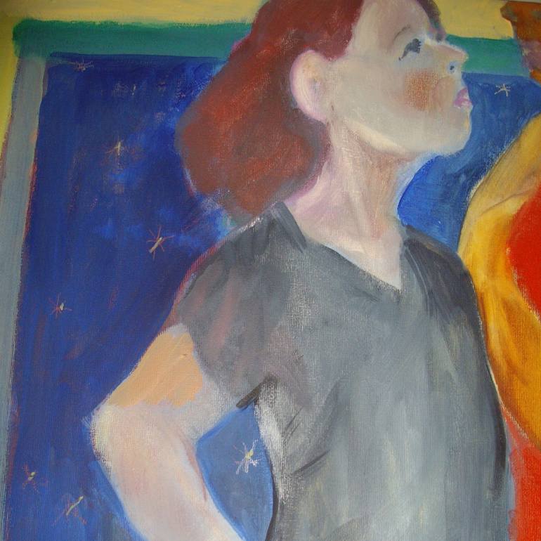 Original Figurative People Painting by Bea Jones